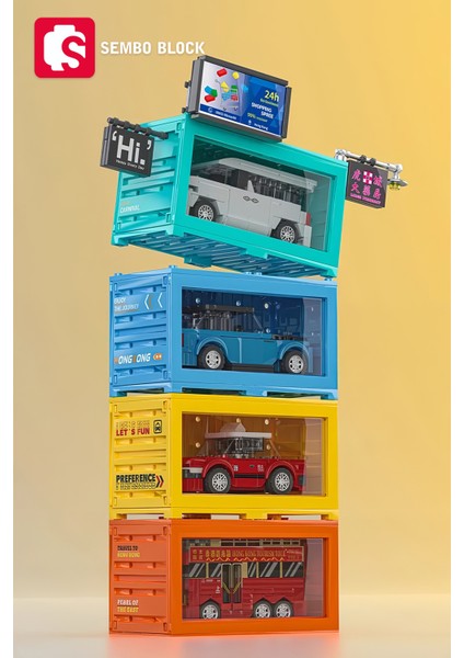 Hong Kong Street Scene Bk.5 Yolculuk 271 Parça Yapı Blokları (714525)