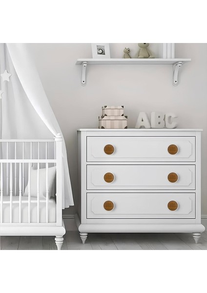 Dolunay Kulp Düğme Ahşap Desenli Aytaşı Çekmece Mutfak Mobilya Dolabı Dolap Kulpu Kulbu Kulpları modelleri