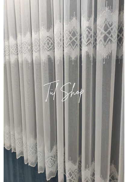 Profesyonel Işçilik 033 Serpme Model 1/3 Sık Pileli Tüm Odalara Uygun Tül Perde fırsatları