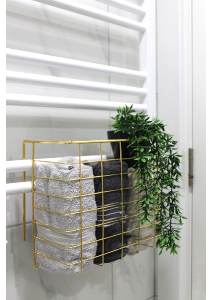 Asılabilir Havlupan Düzenleyici Banyo Havluluk Kurutma Sepeti Tuvalet Kağıdı Organizeri 1 Adet indirimleri