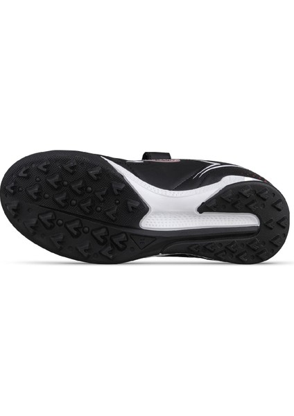 Büyük Çocuk Bağcıklı / Velcro Siyah-Beyaz Halı Saha Futbol Ayakkabısı fırsatları