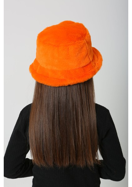 Çocuk Peluş Bucket Şapka Rkş-Ç-01 Turuncu fırsatları