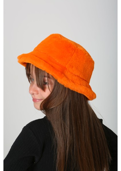 Çocuk Peluş Bucket Şapka Rkş-Ç-01 Turuncu indirimleri