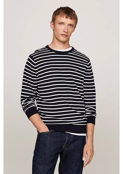 Erkek Bisiklet Yaka Kazak - Lacivert modelleri