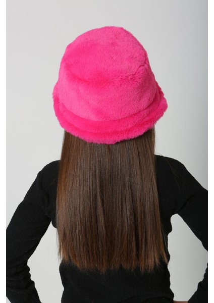 Çocuk Peluş Bucket Şapka Rkş-Ç-01 Fuşya indirimleri