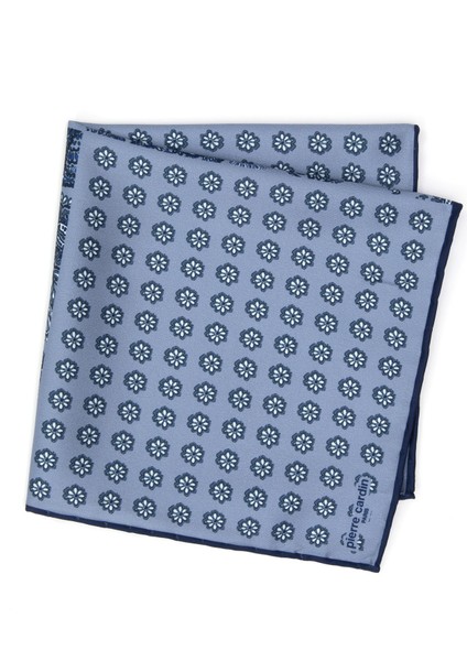 Erkek Lacivert Desenli Mendil 50305221-200