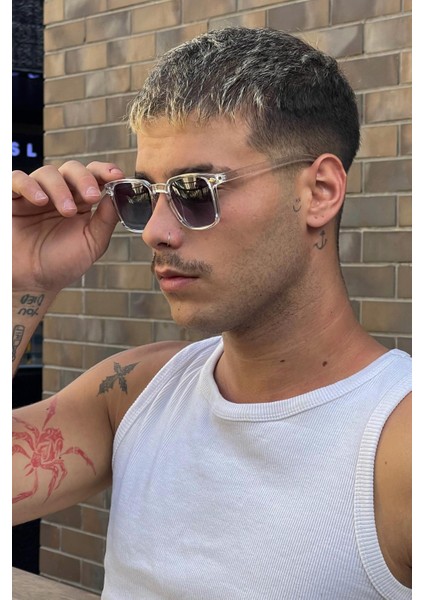 Liendberg Erkek Güneş Gözlüğü Şeffaf-Lacivert modelleri