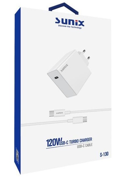 120W Usb-C Turbo Hızlı Şarj Aleti S-130