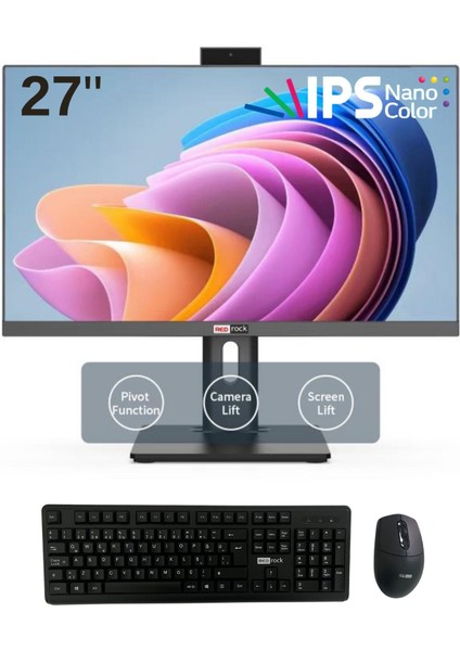 Highline I5 11500,16GB,1TB, 27" Pivot Kablosuz Kl&mo All In One
