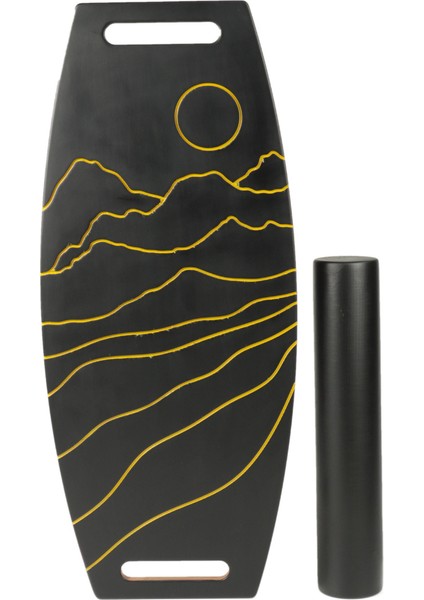Siyah Denge Tahtası – Sörf Eğitim Tahtası – Kaykay Eğitim Tahtası – Balance Board – Roller Board