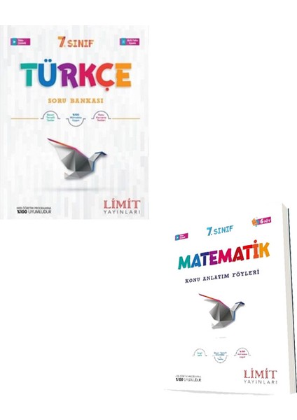 7.sınıf Türkçe Soru Bankası ve Matematik Konu Anlatım Föyleri 6 Föy