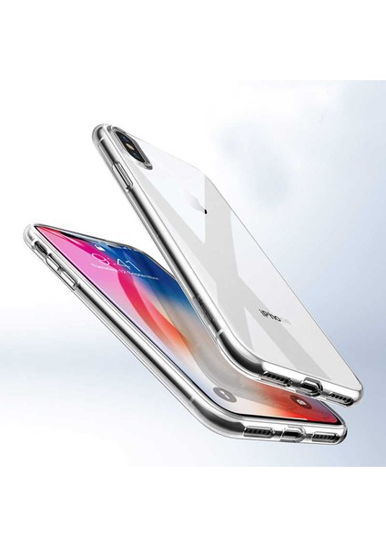 iPhone Xs Max Kılıf Ultra Ince Silikon Kılıf 0.2 mm