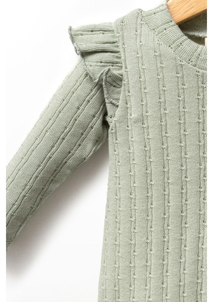 Kız Çocuk Pamuklu Uzun Kollu Bandanalı Önden Düğmeli Tulum modelleri