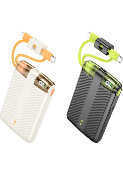 J127 Dijital Göstergeli Dual Kablolu 20W Hızlı Şarj Destekli 10.000 Mah Pd Mini Powerbank indirimleri
