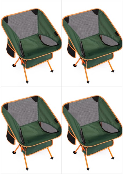 Mini Kamp Sandalyesi 4 Lü Set