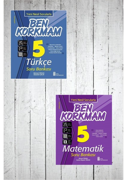 Ata 5.sınıf Ben Korkmam Türkçe-Matematik Soru Bankası