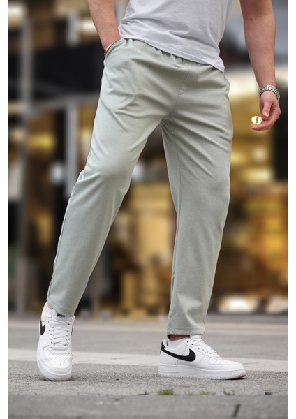 Çağla Yeşili Düz Paça Erkek Pantolon E6556 fiyatları