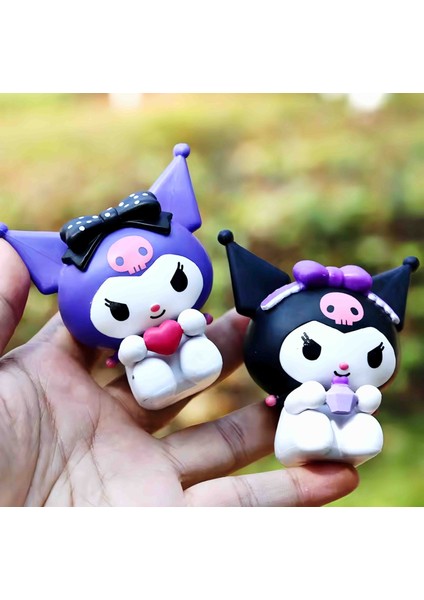 DEK Toy Store Hello Kitty Sanrio Kuromi Figür - Rastgele Model (7.4 Cm) Koleksiyonluk