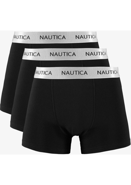 Erkek 3'lü Boxer - Siyah