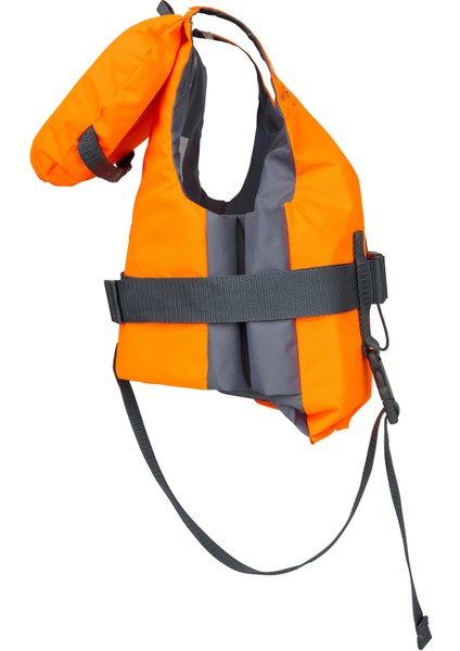 Tribord Çocuk Can Yeleği - 15-40 Kg - Turuncu/Gri - LJ100N Easy