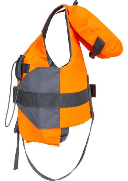 Tribord Çocuk Can Yeleği - 15-40 Kg - Turuncu/Gri - LJ100N Easy