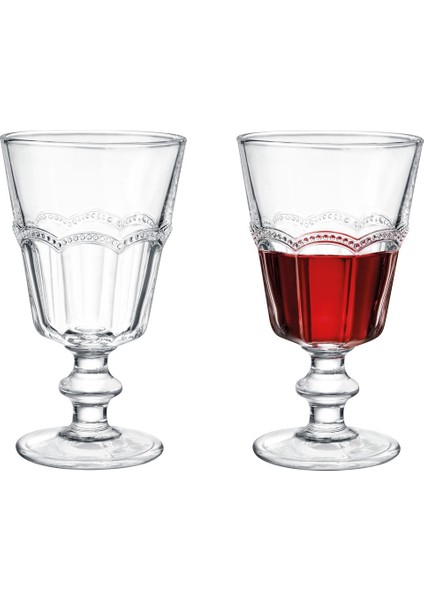 2 Parçalı Zarif Şarap Kadehi Meşrubat Bardağı Seti 240 ml (Yurt Dışından)