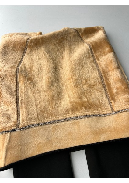 Içi Polarlı Bacak Basen ve Alt Karın Toparlayıcı Kışlık Kadın Korse Peluş Astarlı Kalınlaştırılmış Külotlu Çorap Tayt Bacak Inceltici fırsatları