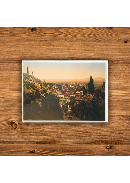 Poster: Vintage Türk Eski Tarz Köy Manzarası, Bw-Poster039 fiyatları