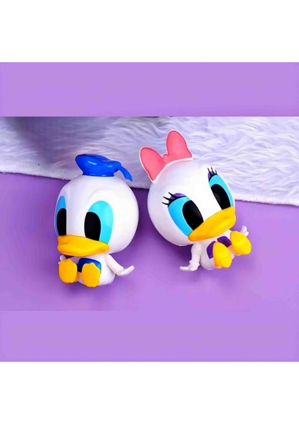 Donald ve Daisy Duck Sevimli Figür Seti - 8 cm