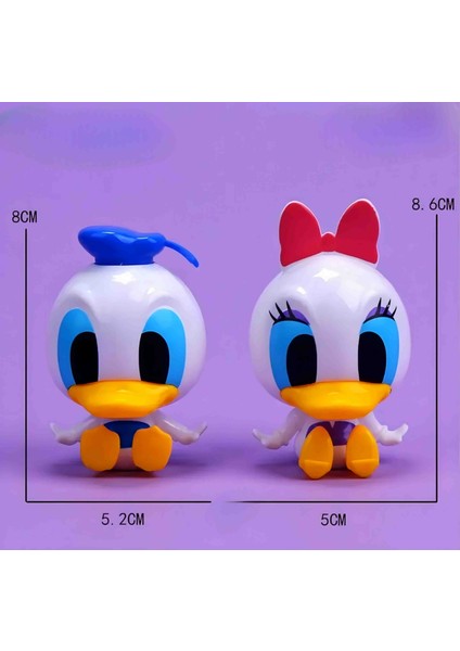 Donald ve Daisy Duck Sevimli Figür Seti - 8 cm