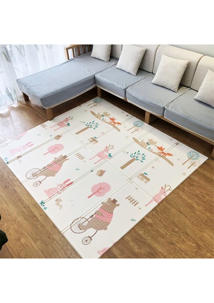 Katlanabilir Büyük Çift Taraflı Yürümeye Başlayan Çocuklar Için Oyun Matı 200 x 180 x 1,5 cm (Yurt Dışından) modelleri