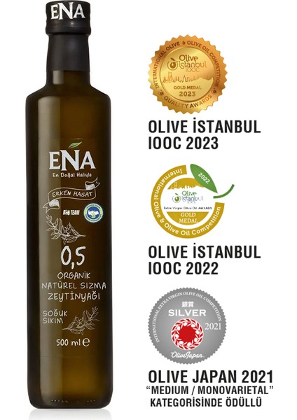 Erken Hasat Soğuk Sıkım Naturel Sızma Zeytinyağı 500 ml fiyatları