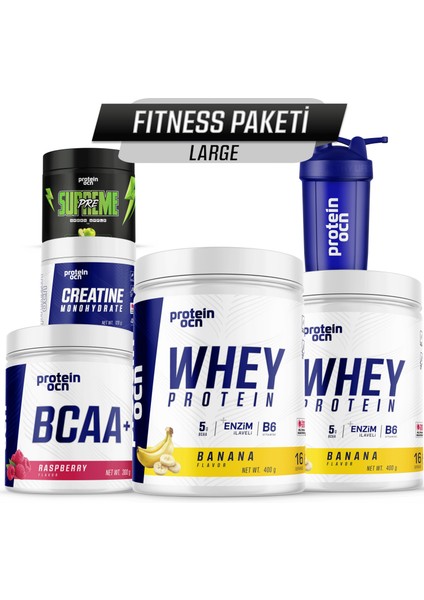 Fitness Paketi Large - Muz Ahududu