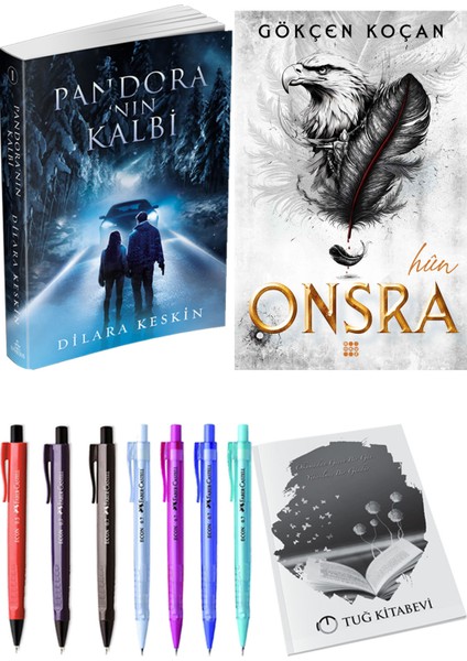 Onsra 2 Hun ve Ephesus Yayınları Pandora'nın Kalbi 1 Dilara Keskin 2li Set