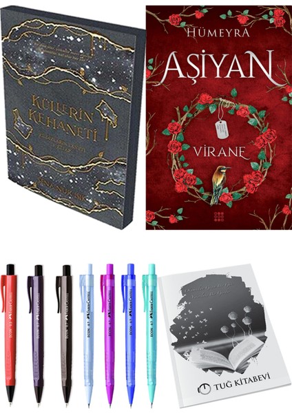 Aşiyan 1 Virane ve Küllerin Kehaneti 3 Sena Nur Işık 2li Set + Hediyeli