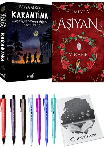 Aşiyan 1 Virane ve Karantina 5 Beyza Alkoç 2li Set + Hediyeli