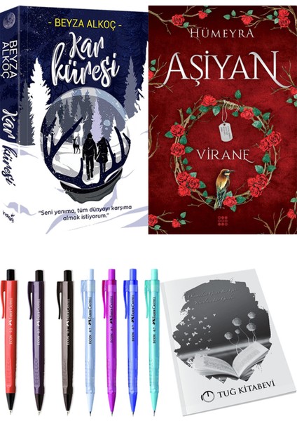 Aşiyan 1 Virane ve Kar Küresi Beyza Alkoç 2li Set + Hediyeli