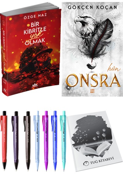 Onsra 2 Hun ve Guardian Yayınları Bir Kibritle Yok Olmak 2 Özge Naz 2li Set + Hediyeli