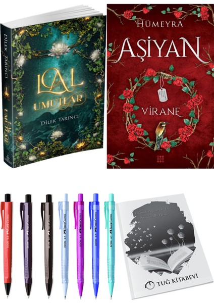 Aşiyan 1 Virane ve Ephesus Yayınları Lal Umutlar 1 Dilek Tarıncı 2li Set + Hediyeli