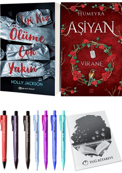 Aşiyan 1 Virane ve Epsilon Yayınevi Iyi Kız Ölüme Çok Yakın Holly Jackson 2li Set + Hediyeli