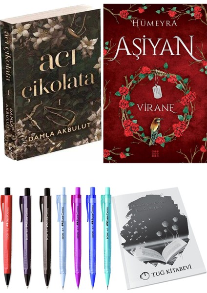 Aşiyan 1 Virane ve Acı Çikolata Damla Akbulut 2li Set + Hediyeli