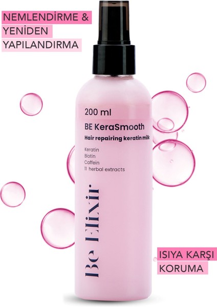 Beauty Essence Be Elixir Kerasmooth - Saç Besleyici Keratin Sütü 200 ml modelleri