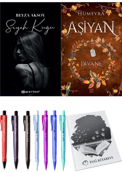 Aşiyan 2 Divane ve Epsilon Yayınevi Siyah Kuğu Beyza Aksoy 2li Set