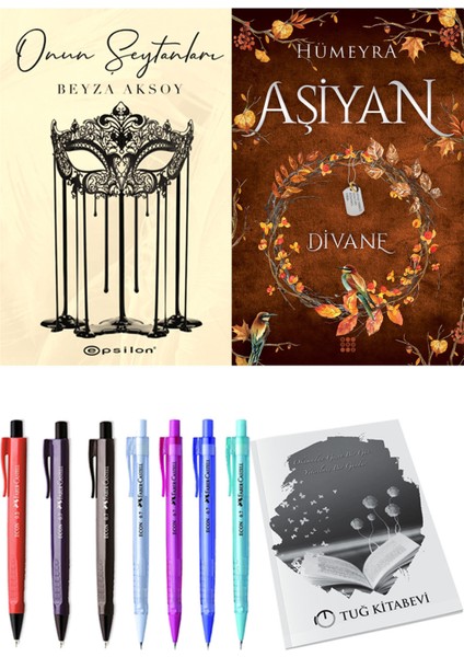 Aşiyan 2 Divane ve Epsilon Yayınevi Onun Şeytanları Beyza Aksoy 2li Set