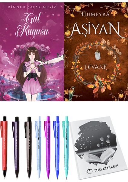 Aşiyan 2 Divane ve Dokuz Yayınları Gül Kuyusu 1 Binnur Şafak Nigiz 2li Set