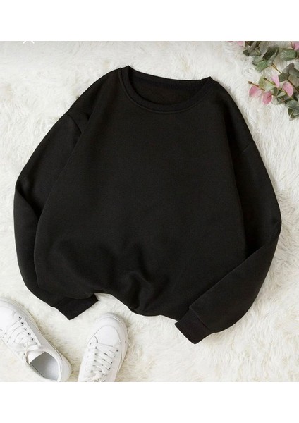 Bisiklet Yaka Gri Üç Iplik Şardonlu Sweatshirt fiyatları