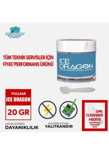 Ice Dragon 20GR Yüksek Performans Thermal/termal Macun