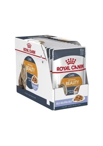 Royal Canin Intense Beauty Jelly Kedi Konservesi 85GR 12LI