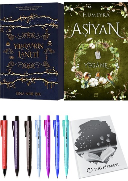 Aşiyan 3 Yegane ve Yıldızların Laneti 1 Sena Nur Işık 2li Set + Hediyeli