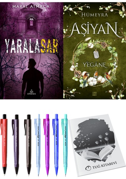 Aşiyan 3 Yegane ve Ephesus Yayınları Yaralasar 3 Maral Atmaca 2li Set + Hediyeli